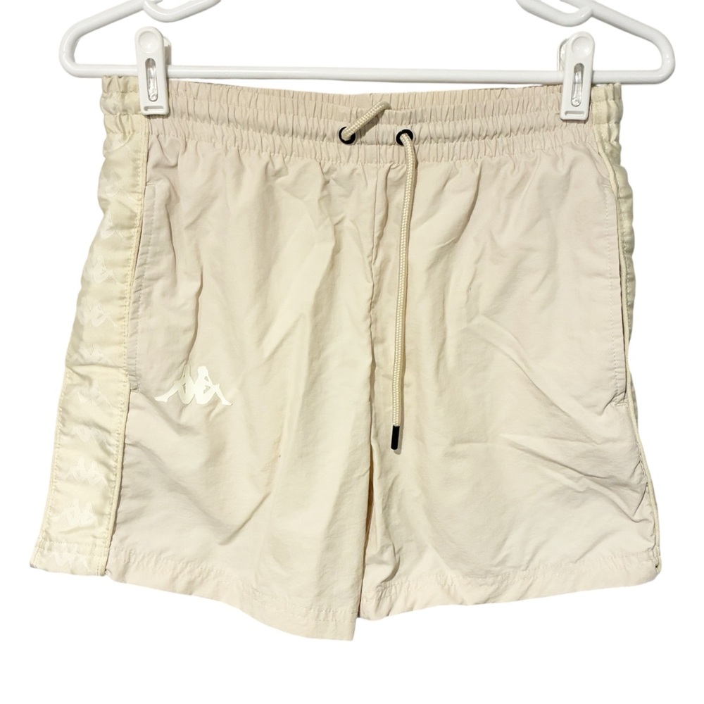 Kappa Men’s Size Small‎ Beige Lined Swim Suit Trunks Shorts